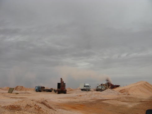 Opal mining in Coober Pedy, Australia. Nothing whatsoever to do with this article except it's a form of mining, and a photo I took myself. 2007.