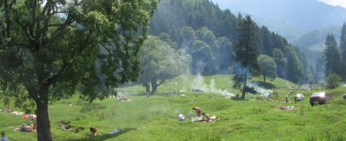 Picnickers, Transylvania, Romania, 2005
