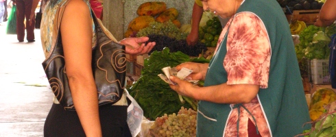 A food market in Salta, Argentina. Photo by me, 2007